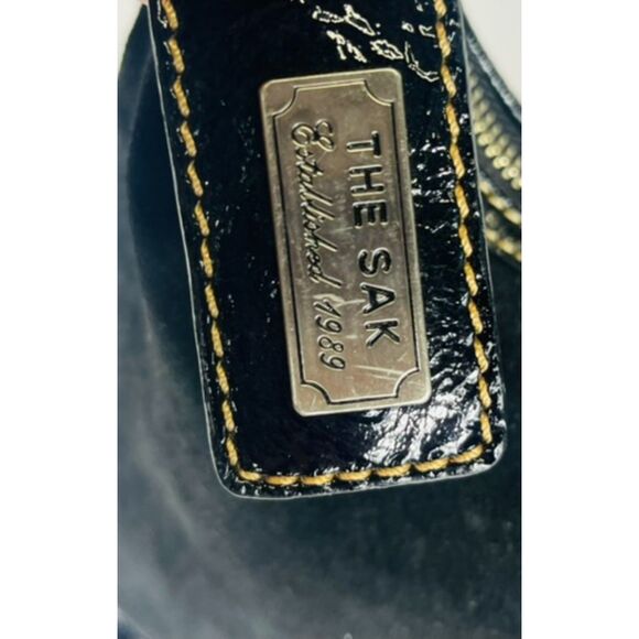 The Sak Black Suede Hobo Shoulder Bag - Picture 4 of 13